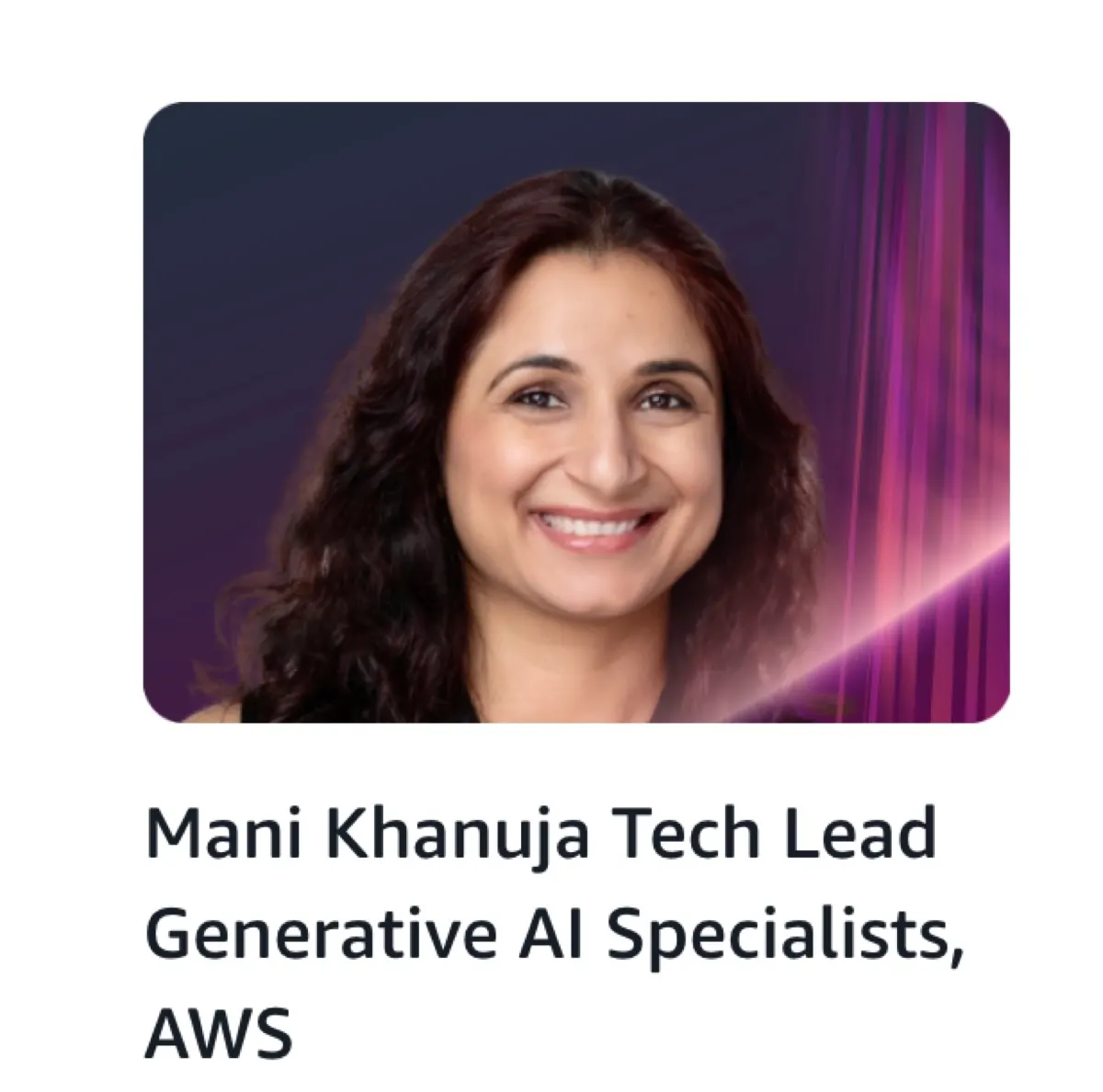 AWS Innovate, generative AI session